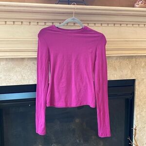 Skims purple long sleeve top